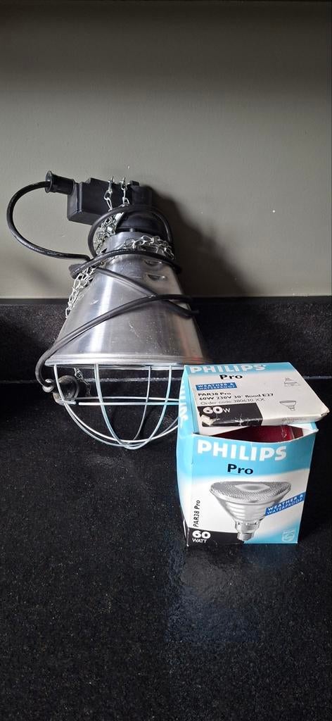 Infrarood warmtelamp met Philips Pro lamp, Ophalen of Verzenden, Zo goed als nieuw, Industrieel