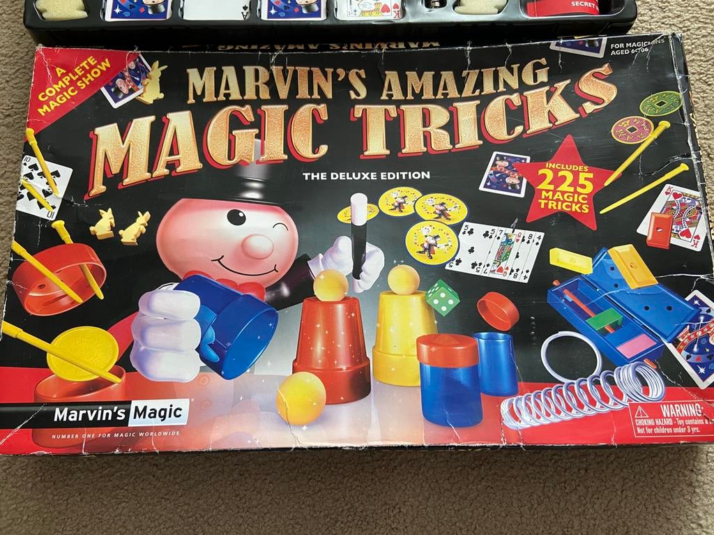 Marvin s amazing magic tricks goocheldoos, Ophalen, Gebruikt