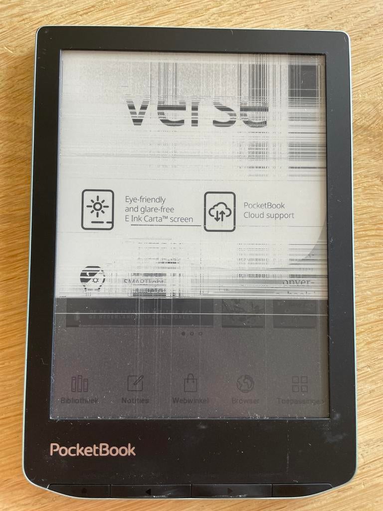 Defecte PocketBook e-reader - Scherm gebroken, Ophalen of Verzenden, Niet werkend