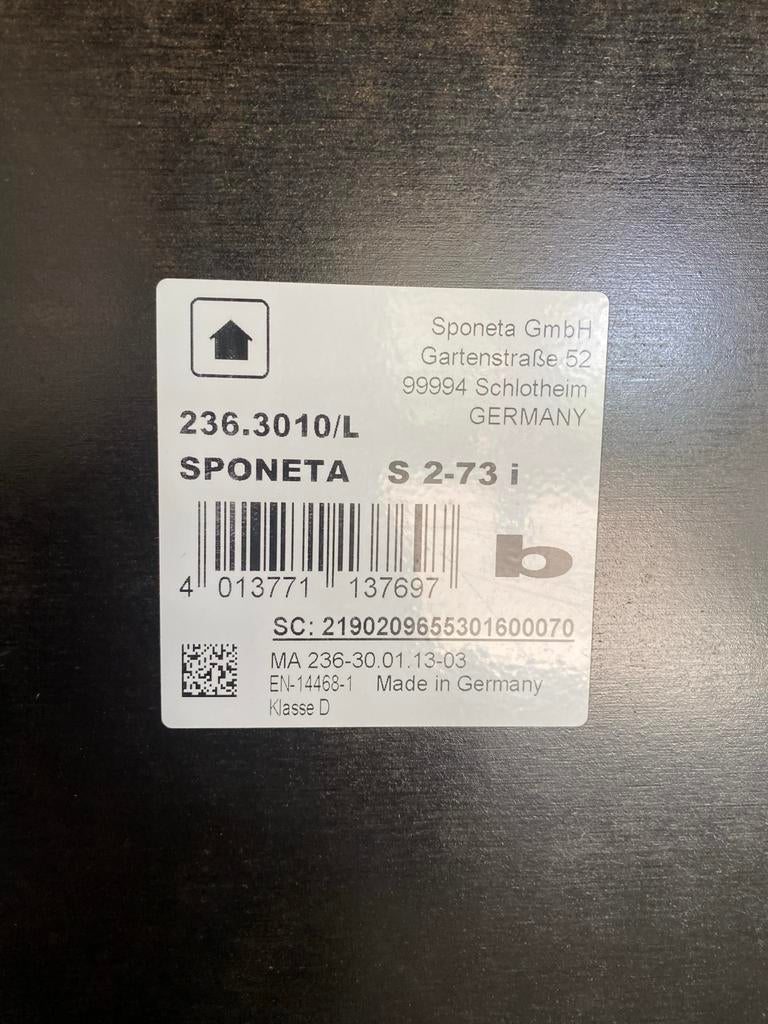 Sponeta S 2-73i Tafeltennistafel - Inklapbaar & Verrijdbaar, Sport en Fitness, Tafeltennis, Ophalen, Gebruikt, Tafel Indoor, Inklapbaar