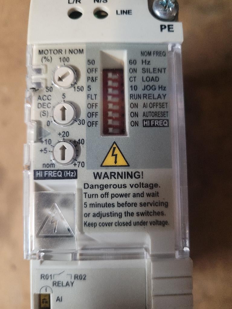 ABB frequentieregelaar ACS50 1~230V in, 3~uit., ABB, Ophalen of Verzenden, Zo goed als nieuw, Info@abb.nl