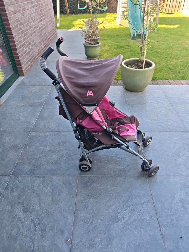Roze Maclaren Buggy - Handig en Compact, Kinderen en Baby's, Buggy's, Ophalen