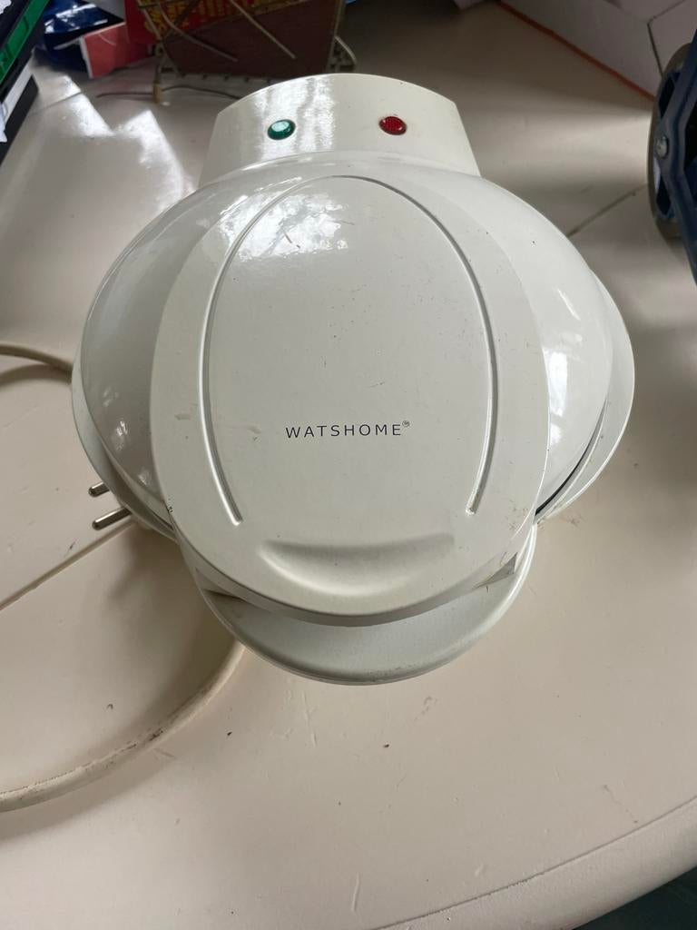 WatsHome mini cupcakemaker - Wit, Ophalen of Verzenden, Gebruikt