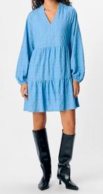 Broderie jurk Object M, Maat 38/40 (M), Blauw, Ophalen of Verzenden, Zo goed als nieuw