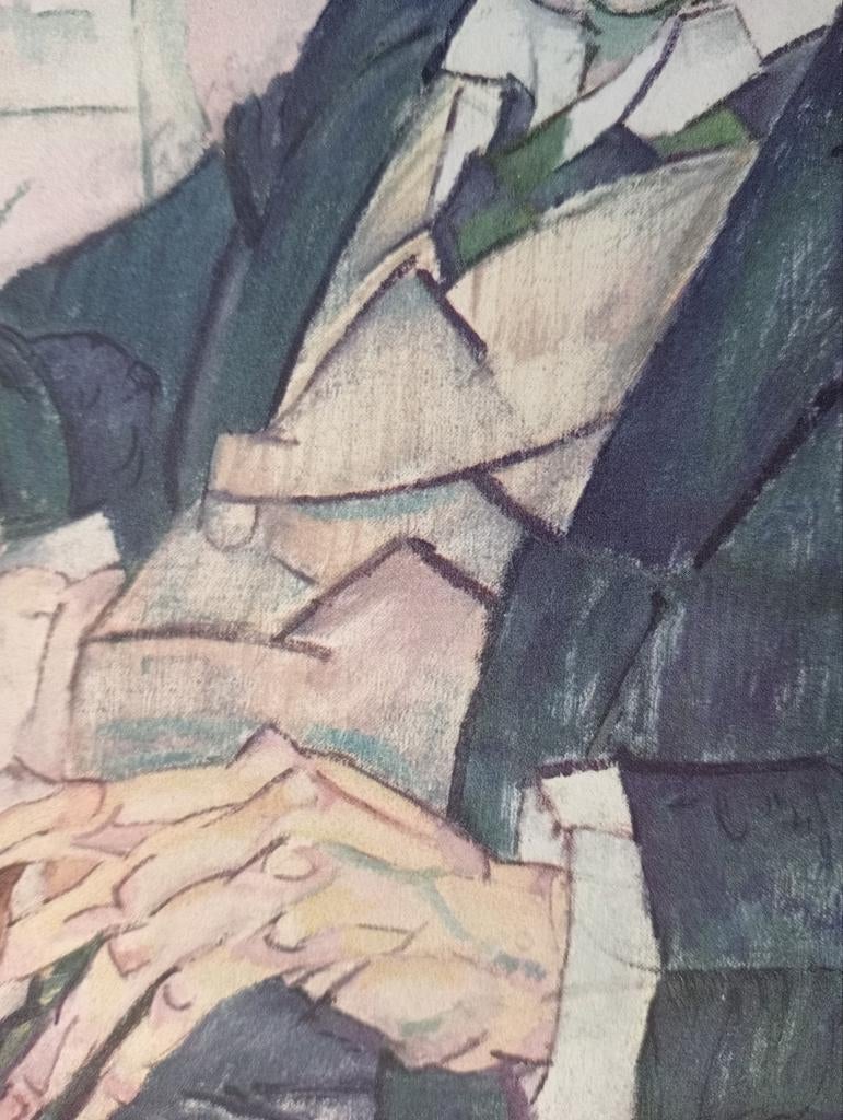 Leo Gestel Bergense School offset prent jaren 50-60, Ophalen of Verzenden, 1940 tot 1960, Gebruikt