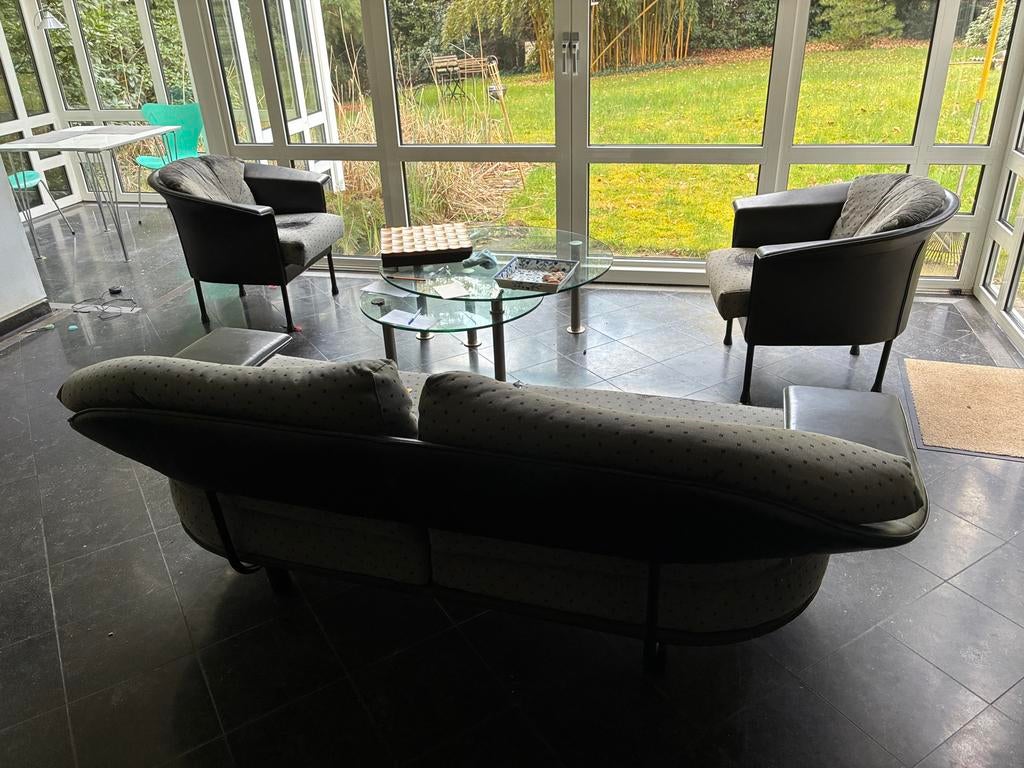 Italiaans design bankstel - Opknapper voor de liefhebber, Huis en Inrichting, Ophalen, Gebruikt, 150 tot 200 cm, Tweepersoons