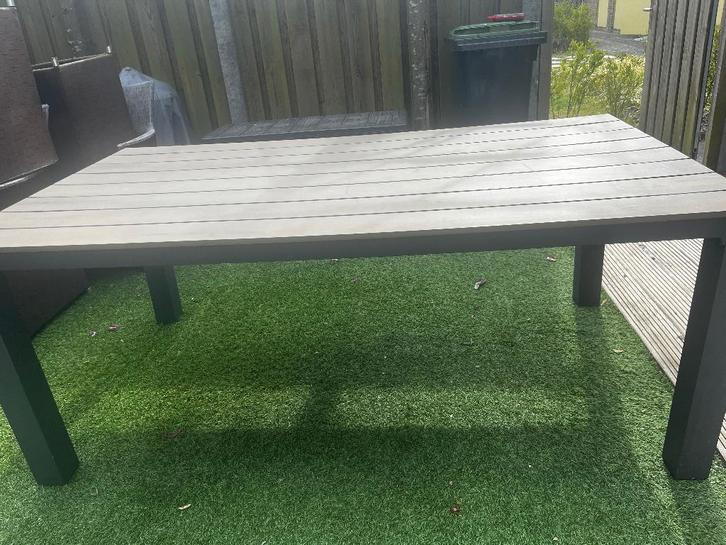 tuintafel, Tuin en Terras, Tuintafels, Gebruikt, Rechthoekig, Kunststof, Ophalen