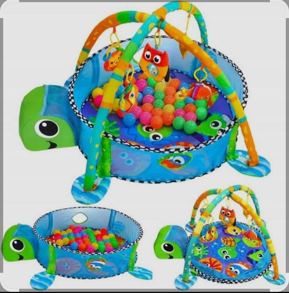 Schildpad speelkleed met ballenbak en speelboog, Kinderen en Baby's, Speelgoed | Babyspeelgoed, Ophalen of Verzenden, Zo goed als nieuw
