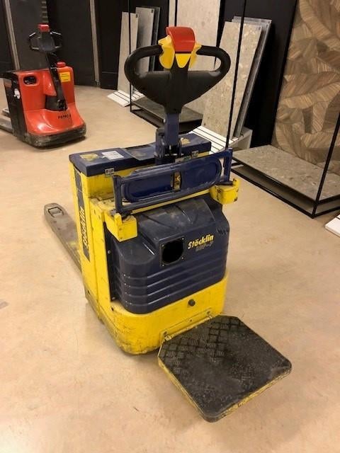 elektrische pompwagen, Ophalen, Gebruikt