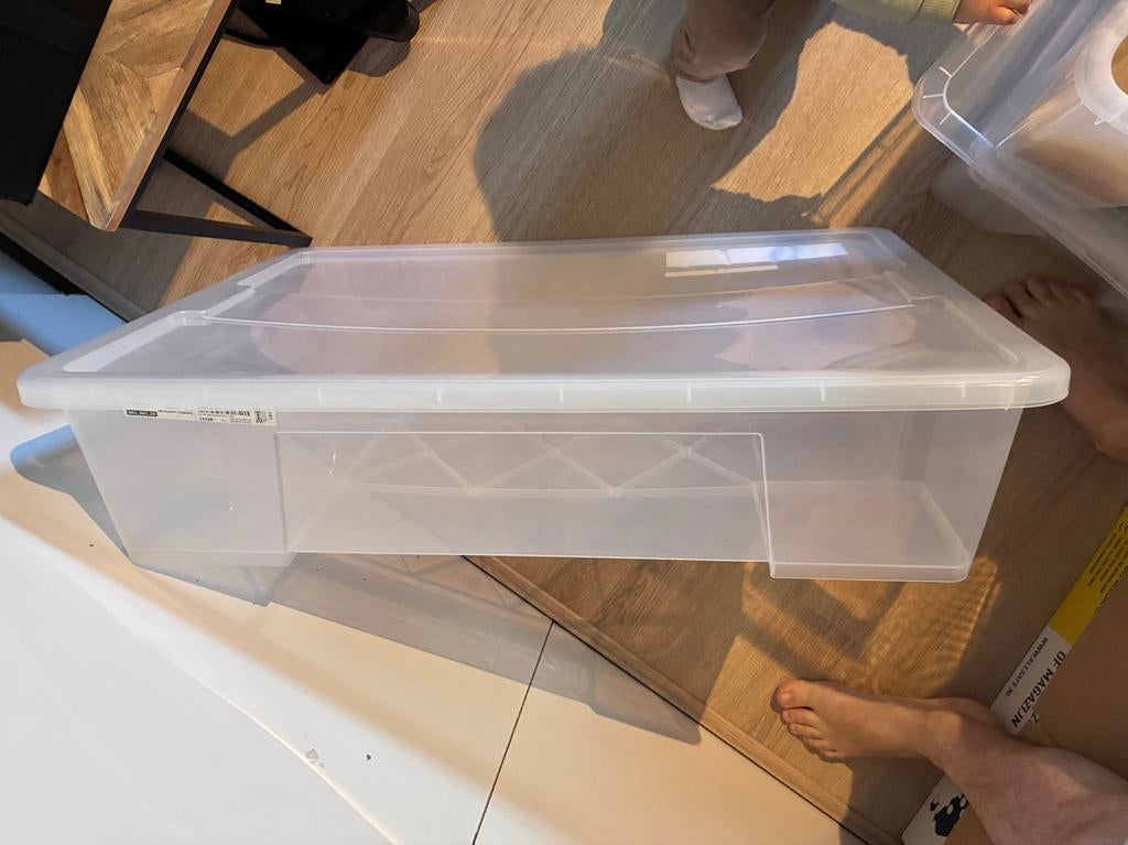 IKEA SAMLA opbergdoos 55L, Doe-het-zelf en Verbouw, Kratten en Dozen, Ophalen, 40 tot 60 cm, Minder dan 35 cm, 75 tot 100 cm