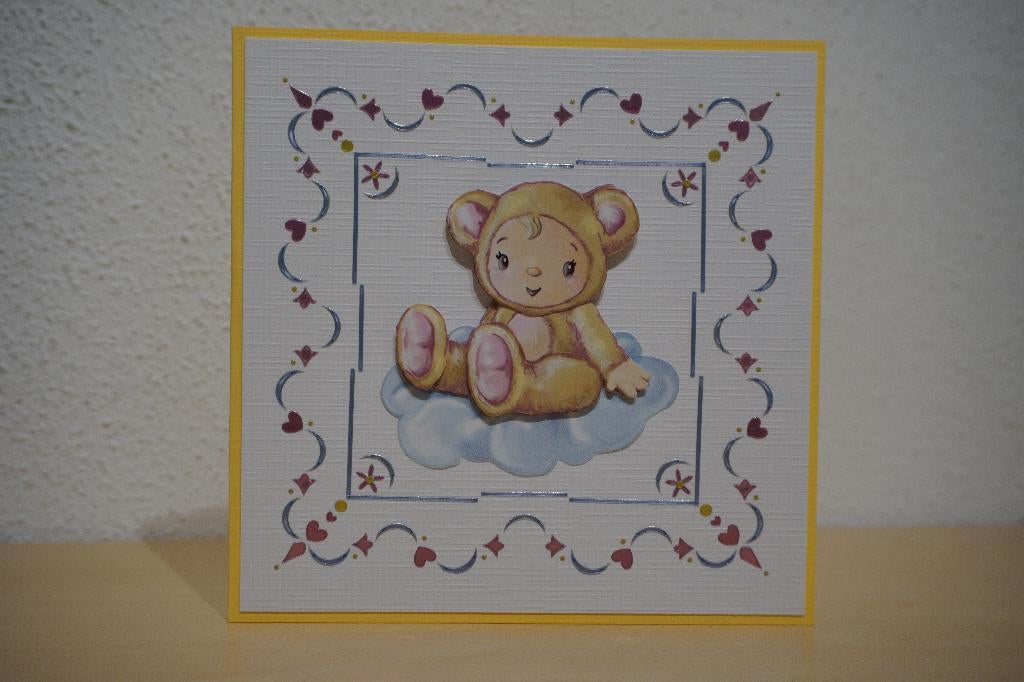 zelfgemaakte kaart nr. 214, Hobby en Vrije tijd, Ophalen of Verzenden, Nieuw, Overige thema's