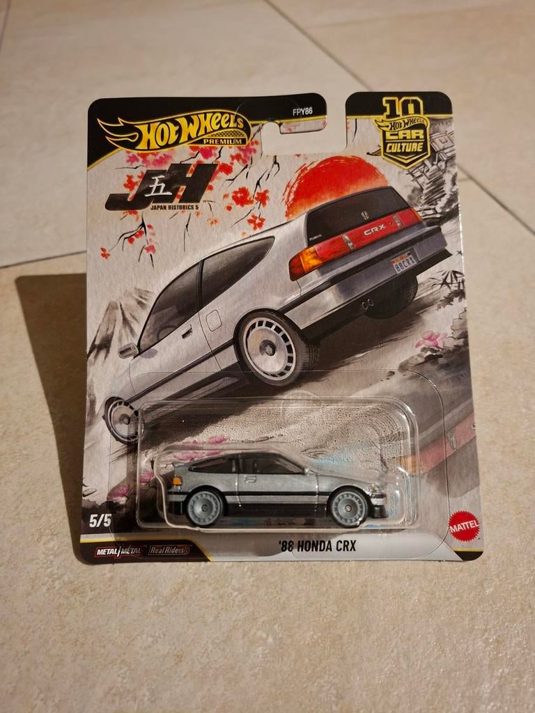 Hot Wheels Premium '88 Honda CRX - Japan Historics 5, Ophalen of Verzenden, Nieuw, Auto