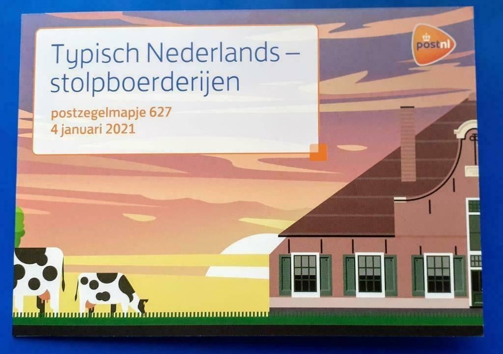 Postzegelmapje 627 - Typisch Nederlands, Stolpboerderijen, Verzenden, Na 1940, Postfris