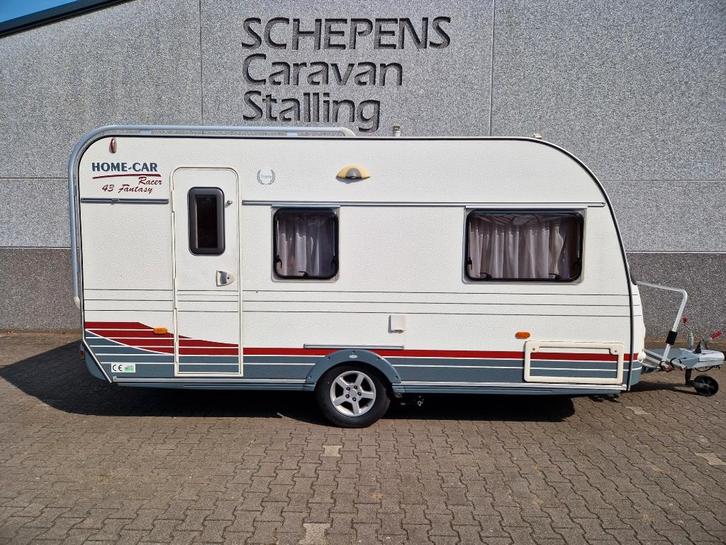 Home-Car Racer Fantasy 43  incl. mover + voortent, Caravans en Kamperen, Caravans, Bedrijf, tot en met 4, 750 - 1000 kg, Treinzit