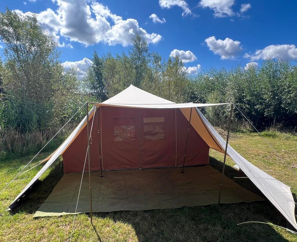 De waard albatros tent met luifel, Caravans en Kamperen, Tenten, Ophalen, Gebruikt, Tot en met 5