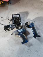 Berner Accu Slagmoersleutel & Slijptol Set milwaukee, Ophalen of Verzenden, Gebruikt