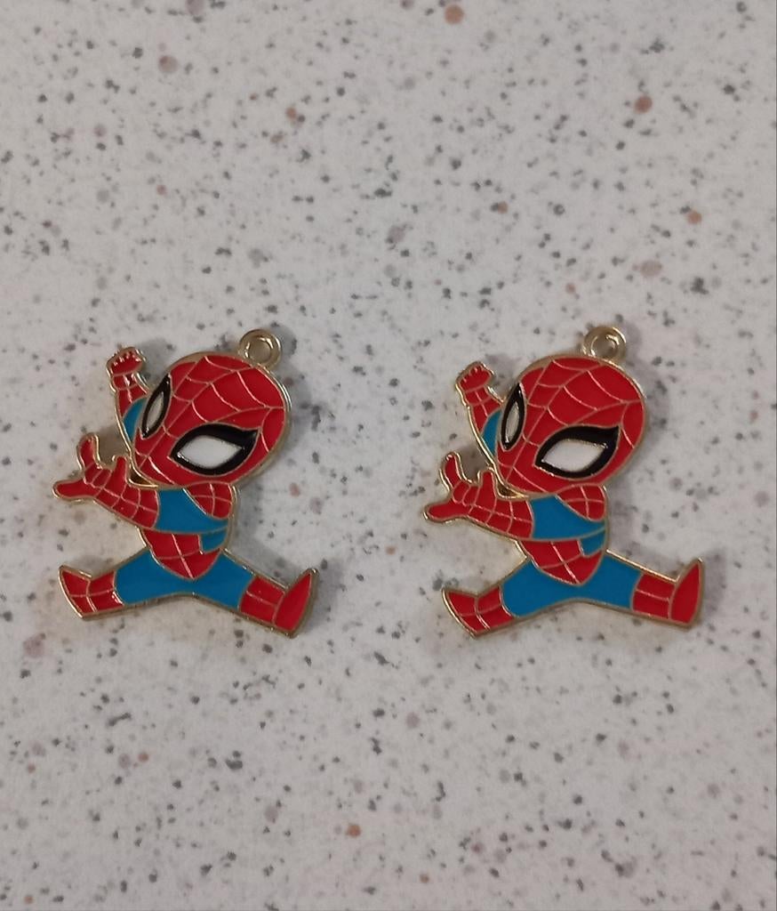 Spiderman (1) metalen bedels, Ophalen of Verzenden, Nieuw, Bedel