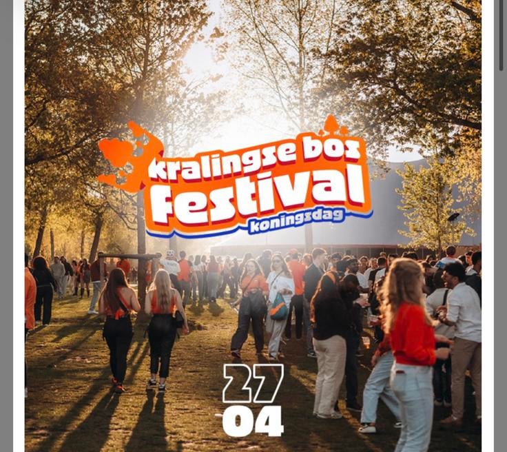 Kralingse bos festival 5 tickets, Tickets en Kaartjes, Twee personen