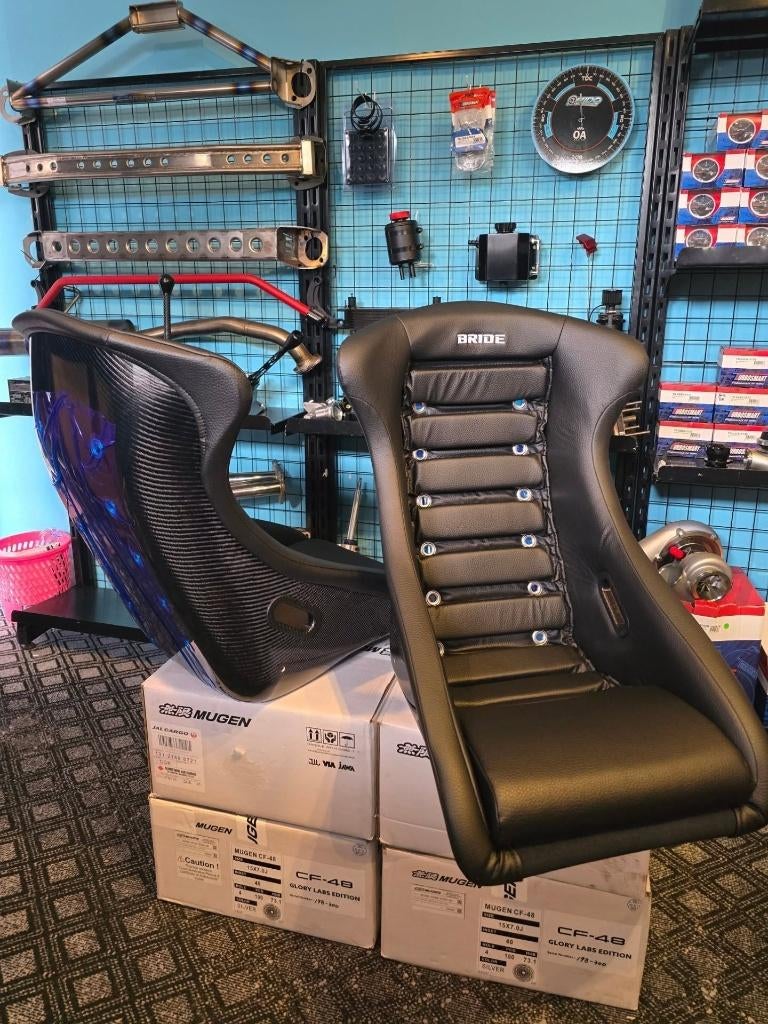 Bride Neo Classic Histrix Leder Carbon kuipstoel, Auto diversen, Ophalen of Verzenden