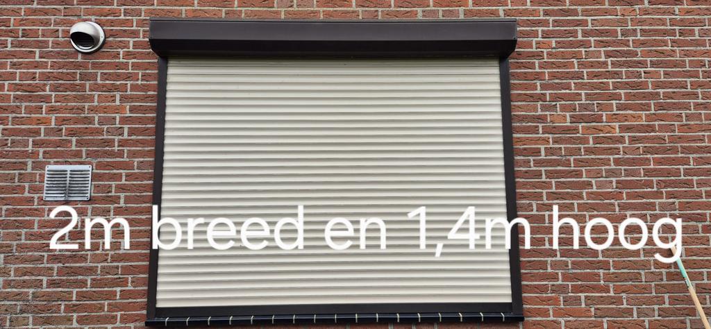 Rolluik handbediend, Ophalen, Gebruikt, 100 tot 150 cm, 150 tot 200 cm