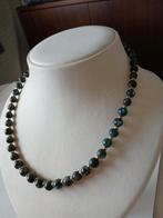 Snoer Jade kralen, 49 cm, Verzenden, Gebruikt, Groen, Steen of Mineraal