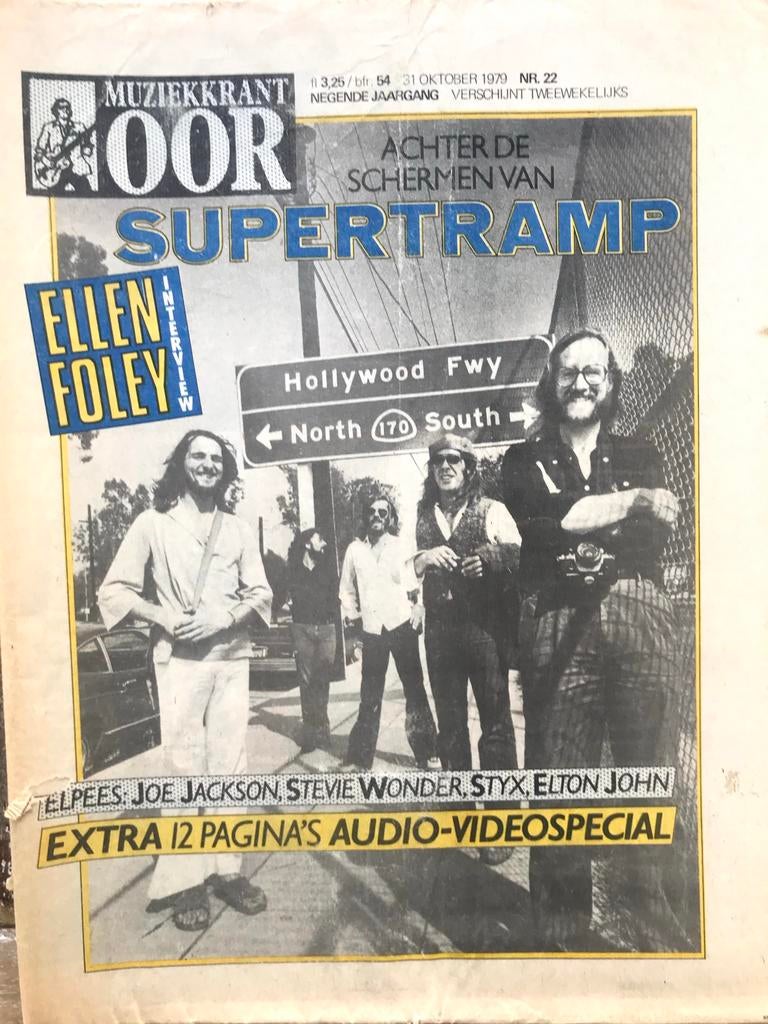 Muziekkrant OOR 1979 FOREIGNER Boston THE ROUSERS Supertramp, Ophalen of Verzenden, Zo goed als nieuw, Muziek, Film of Tv