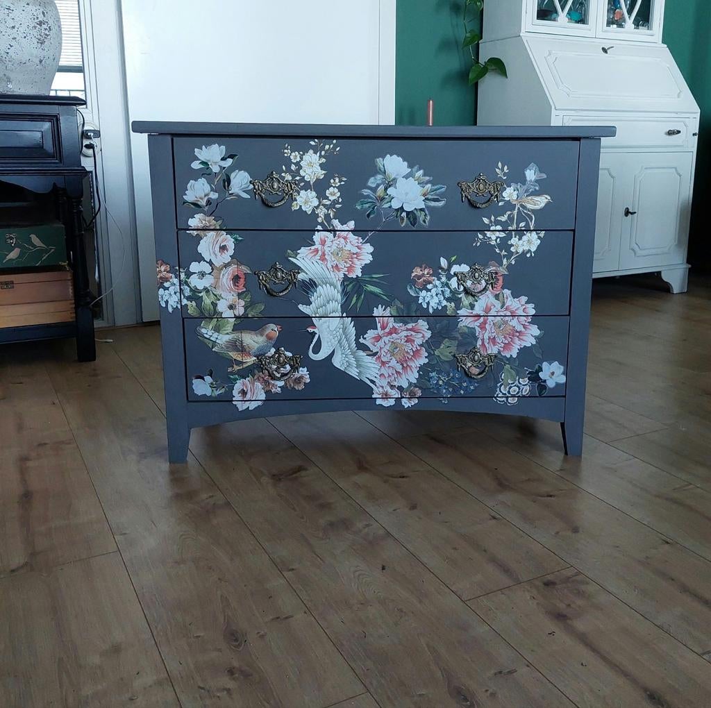 Unieke ladekast, 3 of 4 laden, Ophalen, 25 tot 50 cm, Minder dan 100 cm