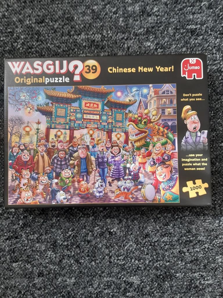 Wasgij Original 39 Chinese New Year! 1000 stukjes, Ophalen, 500 t/m 1500 stukjes, Zo goed als nieuw, Legpuzzel