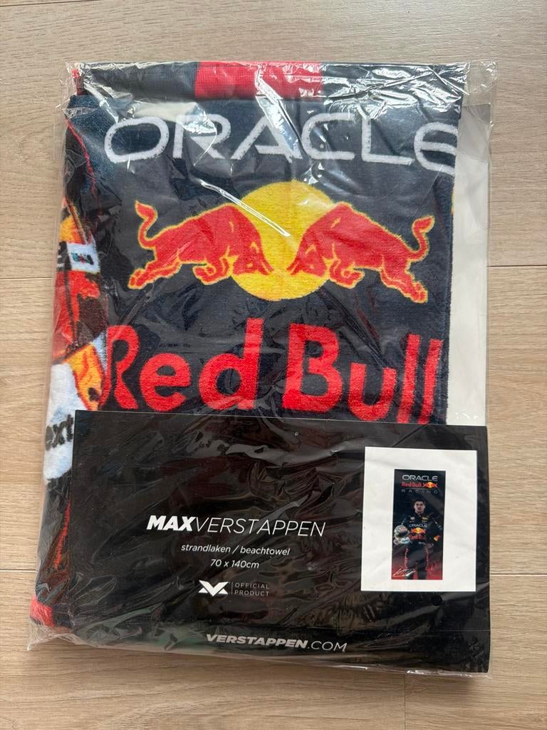Max Verstappen strandlaken - Nieuw in verpakking, Ophalen of Verzenden, Nieuw