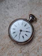 Zakhorloge zilver 1890-1920, Sieraden, Tassen en Uiterlijk, Horloges | Antiek, Overige merken, Zakhorloge, 1900 tot 1930, Ophalen of Verzenden