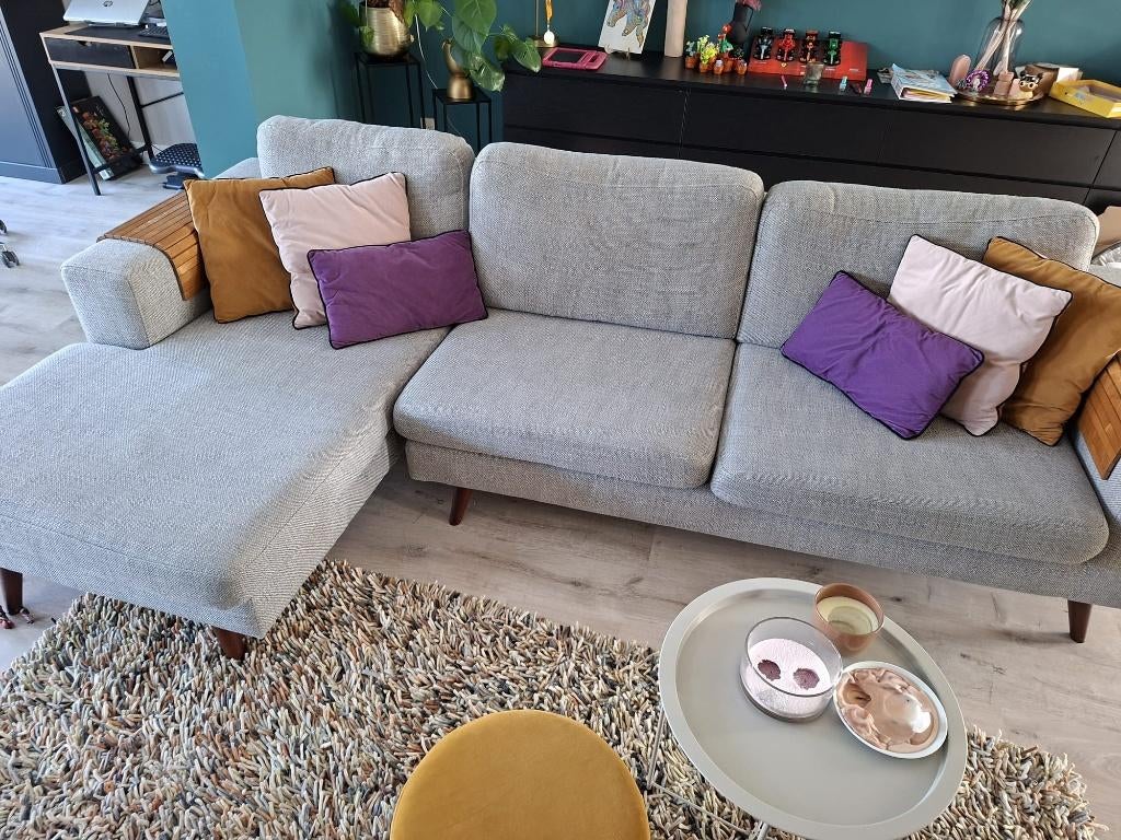 Bank, Huis en Inrichting, Banken | Bankstellen, Ophalen, Gebruikt, 75 tot 100 cm, Rechte bank