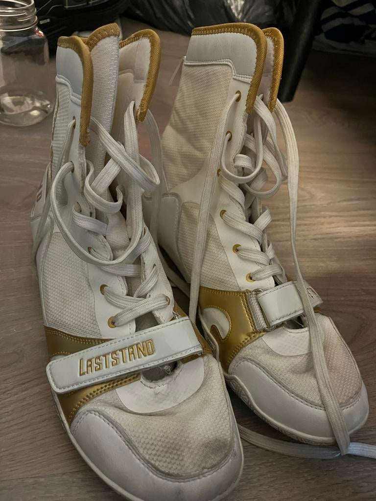 boksschoenen - Last Stand Active Energy, Sport en Fitness, Boksen, Ophalen of Verzenden, Zo goed als nieuw, Boksschoenen