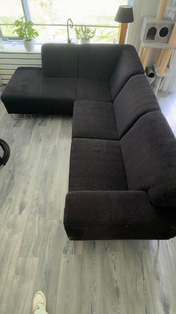 Gratis hoekbank, Ophalen of Verzenden, Gebruikt, Stof