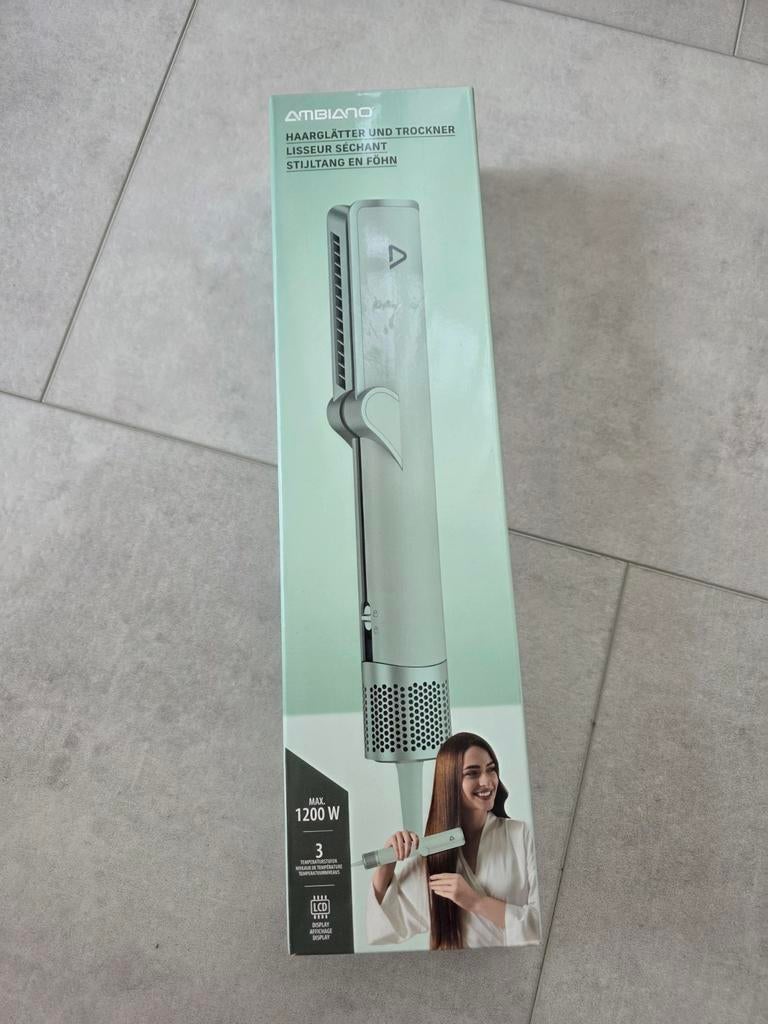 Nieuwe 2-in-1 Haarstyler: Föhn en Stijltang in één!, Ophalen of Verzenden, Nieuw, Haarverzorging