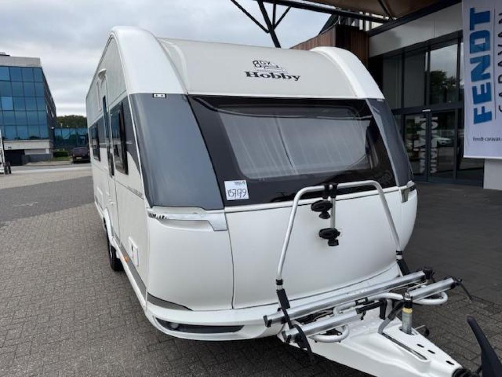 Hobby Excellent 540 WFU 2023 NIEUWE TENT + MOVER!!!!, Schokbreker, Standaardzit, Bedrijf, 5 tot 6 meter