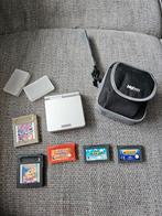 Used Gameboy SP Silver with Games Pokémon fire red, Spelcomputers en Games, Spelcomputers | Nintendo Game Boy, Ophalen of Verzenden