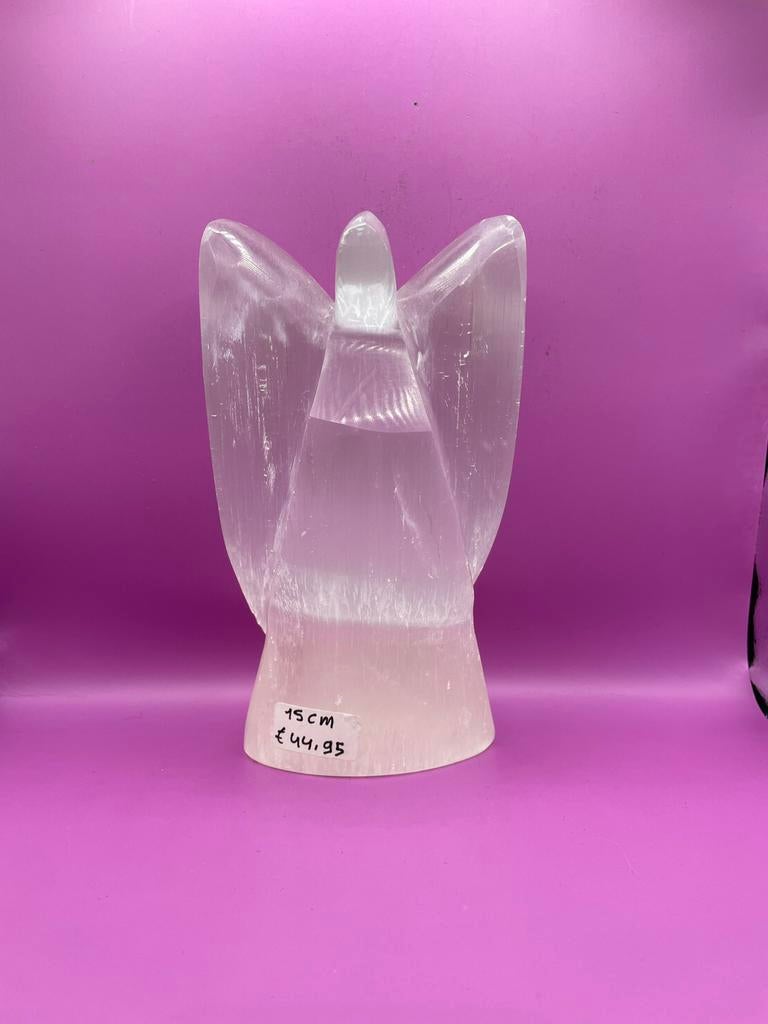 Seleniet engel 15 cm, Ophalen of Verzenden, Zo goed als nieuw, X, Steen/keramiek