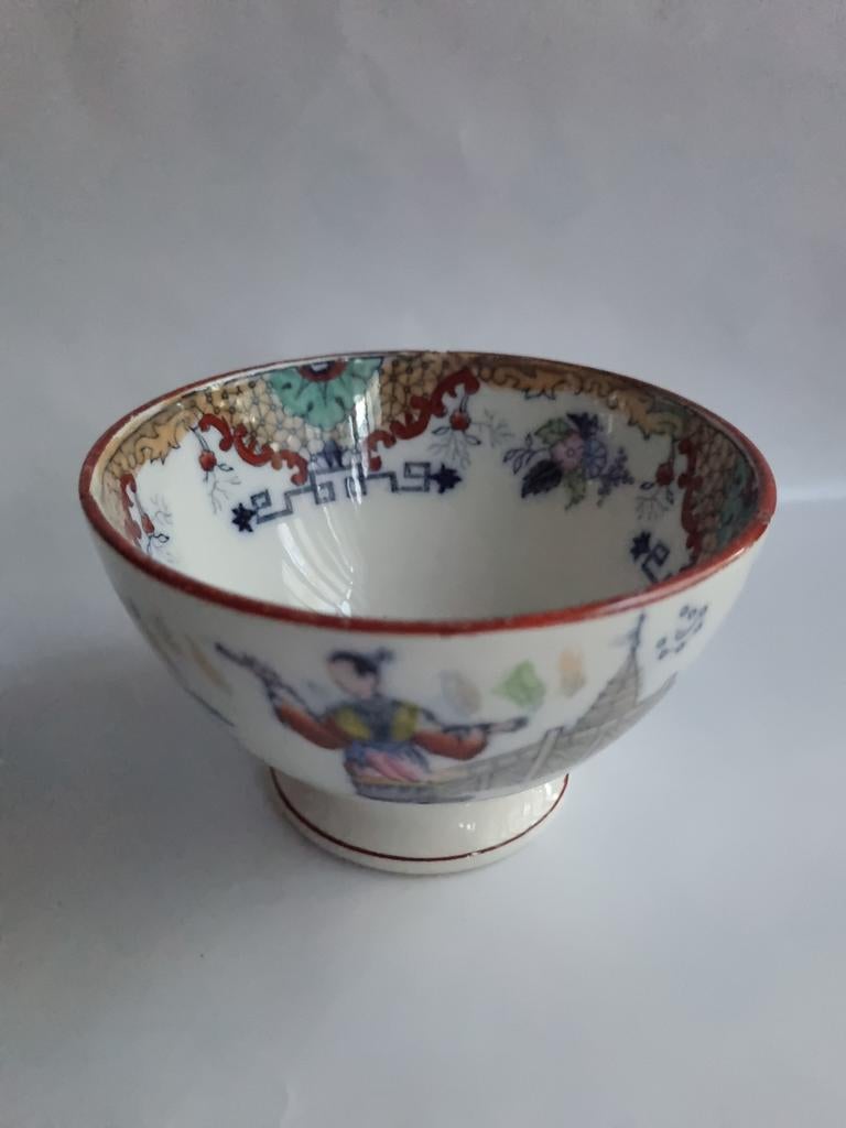 Antiek schaaltje op voet – Petrus Regout Maastricht ca. 1800, Ophalen