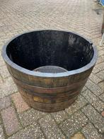 Plantenbak (wiskey vaten), Ophalen, Rond, Zo goed als nieuw, 30 tot 60 cm