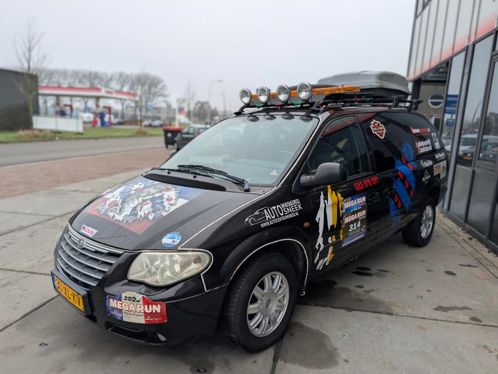 Chrysler Grand Voyager 2.8 CRD SE - Airco - Megarun - Garbag, Auto's, Chrysler, 450 kg, Gebruikt, Beige, 4 cilinders