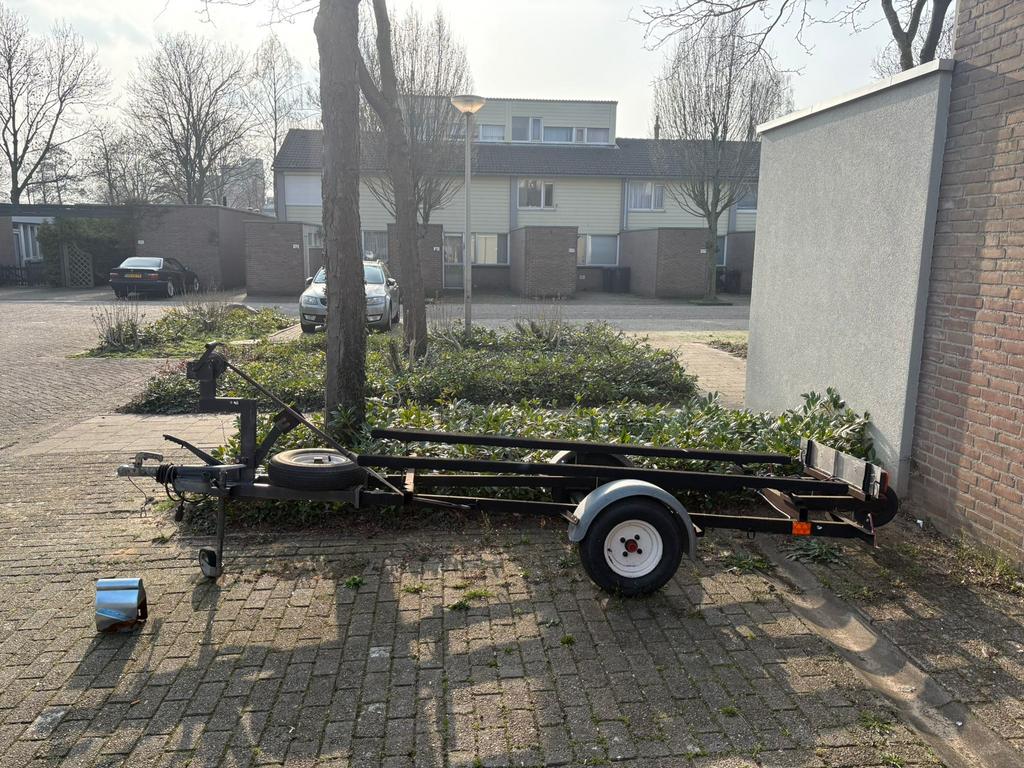 Mooie boottrailer, Ophalen, Gebruikt