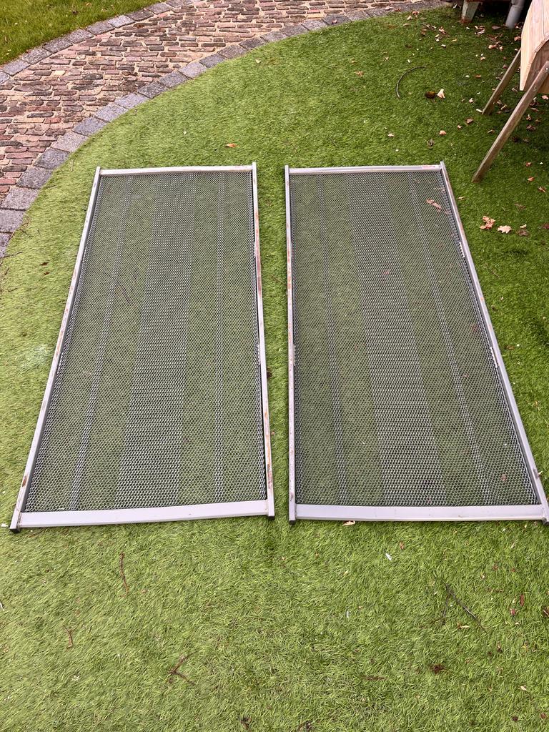 2x Dico Bedbodem 80 x 190 cm - Metaal, Huis en Inrichting, Slaapkamer | Matrassen en Bedbodems, Ophalen, Gebruikt, Eenpersoons