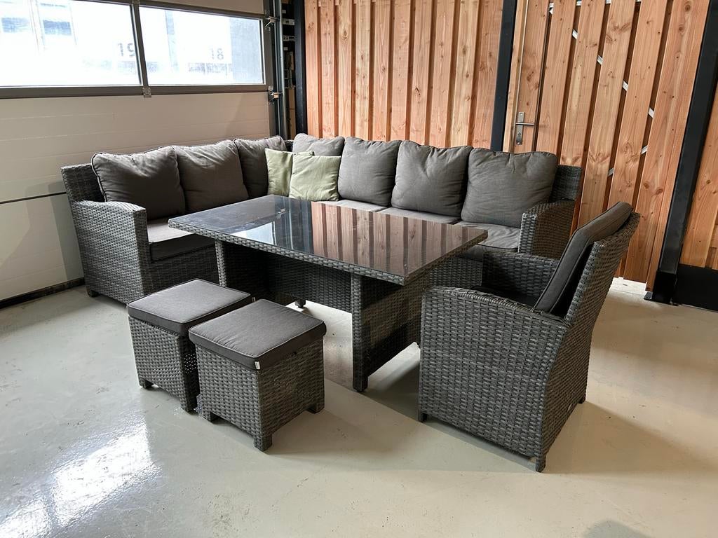 Garden Impressions Dining Loungeset - Zeer Stevige Kwaliteit, Bank, ., Meer dan 8 zitplaatsen, Ophalen of Verzenden