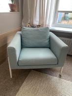 Comfortabele IKEA Fauteuil - Lichtblauw, Ophalen, Gebruikt, Stof, 75 tot 100 cm
