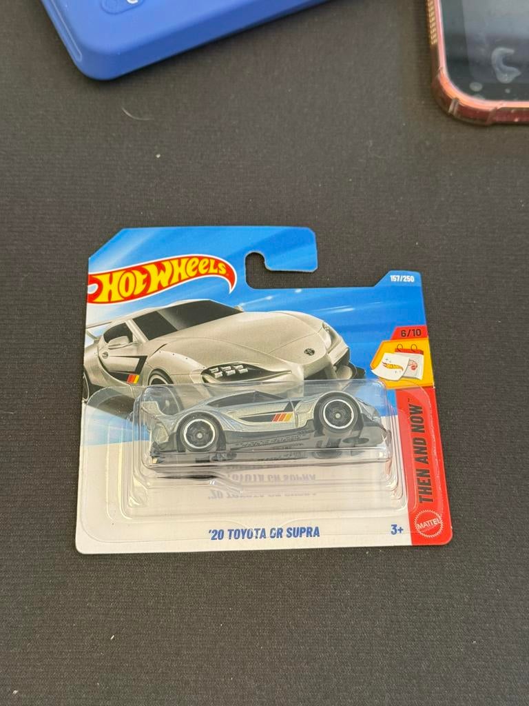 Hotwheels Toyota GR Supra, Ophalen of Verzenden, Zo goed als nieuw, Auto