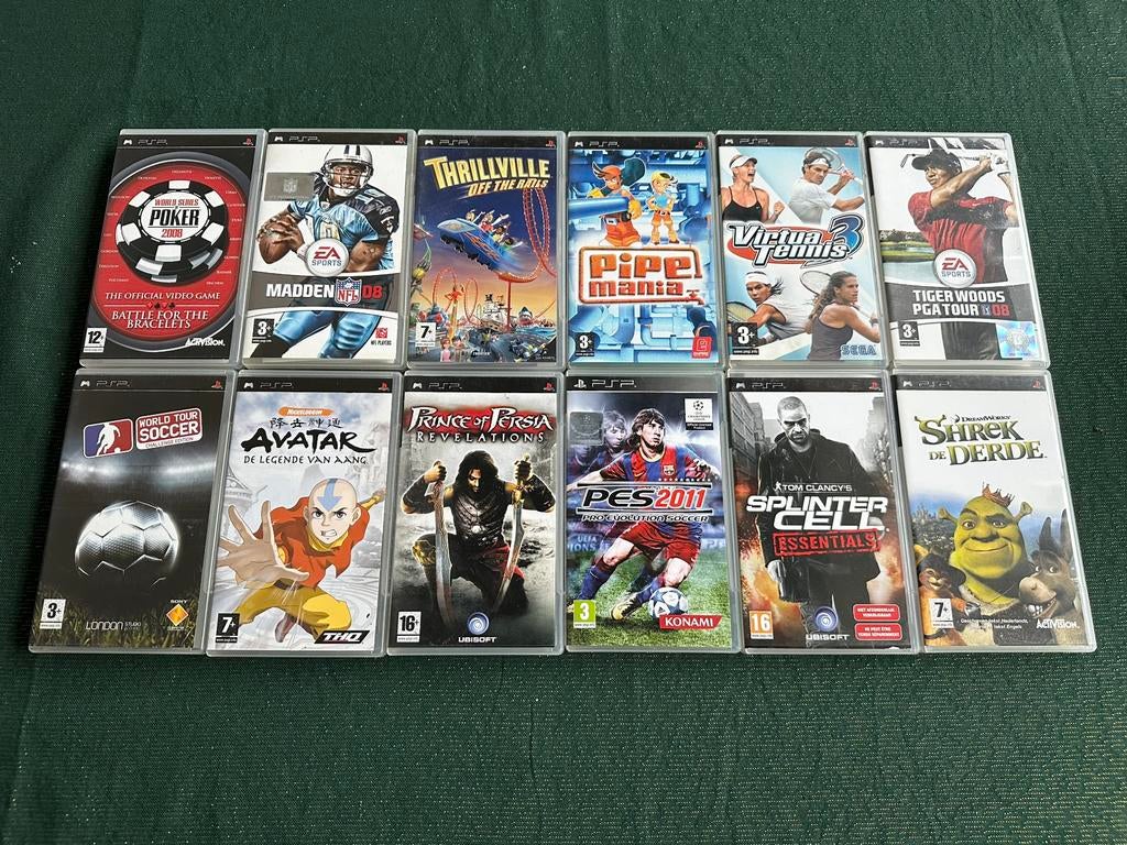 PSP Games - 12 Stuks - Compleet en Getest, Ophalen, Zo goed als nieuw