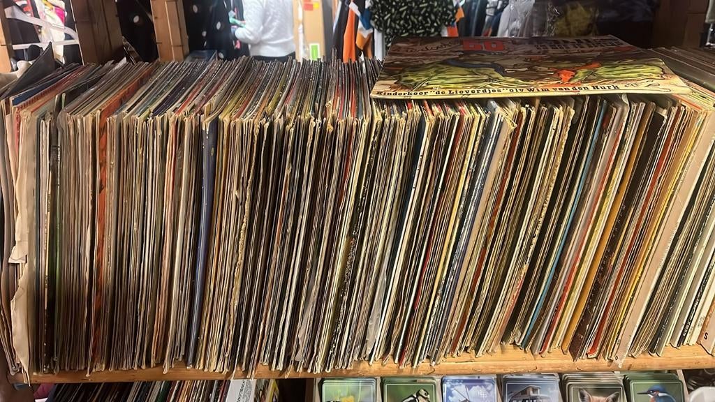 Partij lp's 285 stuks, Diversen, Rommelmarktspullen, Ophalen