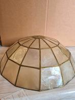 Parelmoer ingelegd lampkapje " tiffany stijl", Rond, Ophalen of Verzenden, Zo goed als nieuw, Tiffany