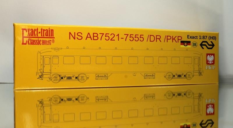 modeltreinen Exact - Train NS B 6158 Blauw, Overige merken, Gelijkstroom of Wisselstroom, Ophalen of Verzenden, NS