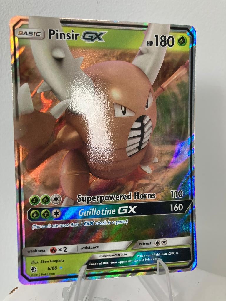 Pinsir GX 6/68 Hidden Fates, Ophalen of Verzenden, Nieuw, Losse kaart, Foil